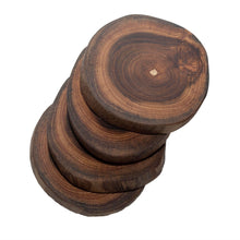 Load image into Gallery viewer, Teak Wood Coasters - 4 pack  (2 sizes)