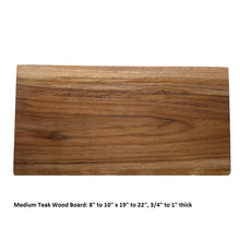 Load image into Gallery viewer, medium teak wood board