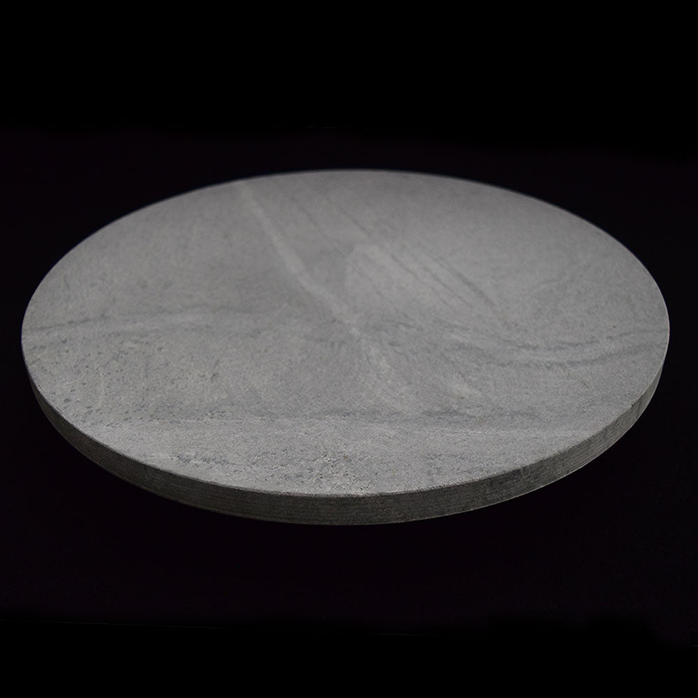 Soapstone Pizza Stone 13/16" thick. Comes in sizes 14", 16", 18", 20
