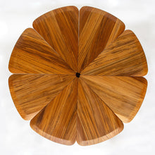 Load image into Gallery viewer, Teak Wood Petal Table