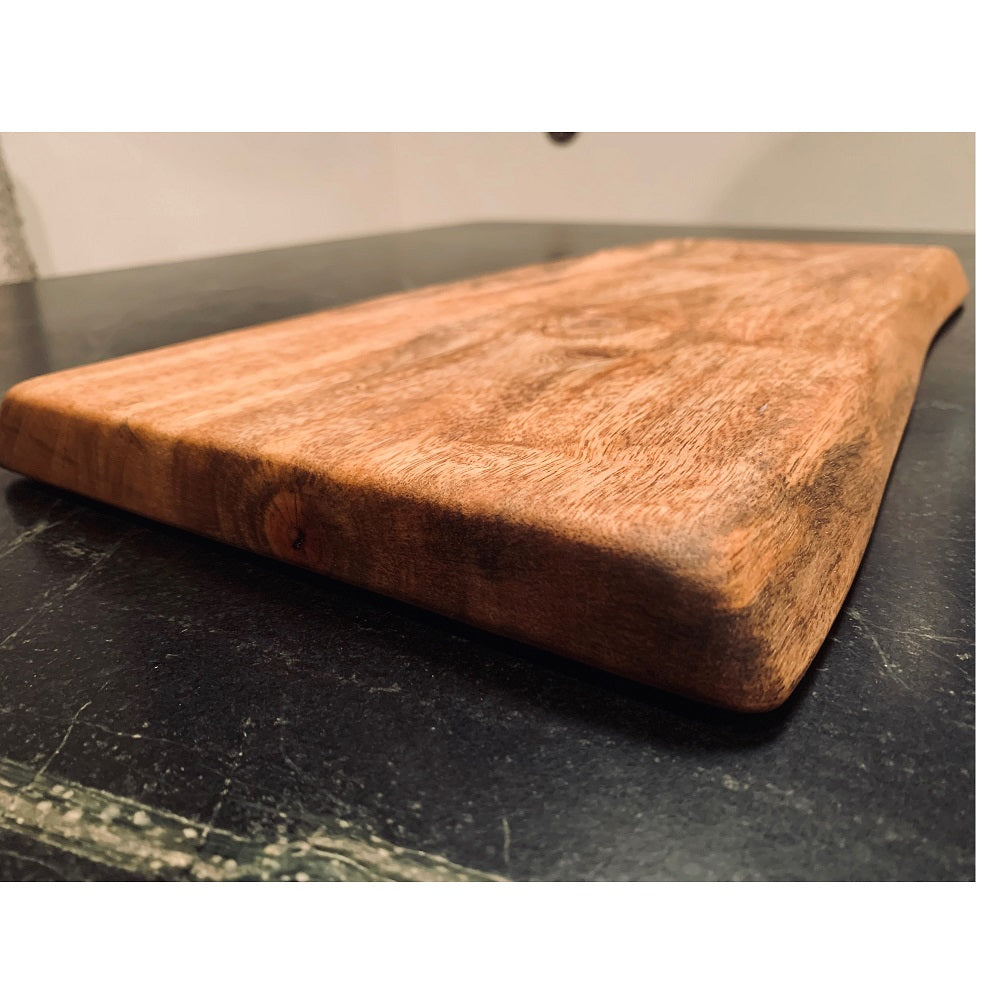 Large Natural Wood Cutting Board for Kitchen, Mango Shape Cutting Board  Tableware Free Shipping 
