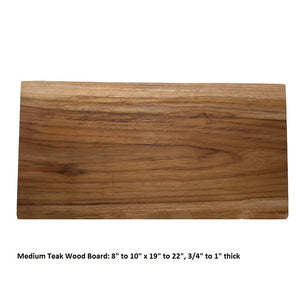 medium teak wood board