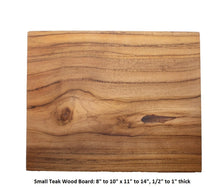 Load image into Gallery viewer, Rectangular Teak Wood Cutting / Cheese Board - Soapstone Products
