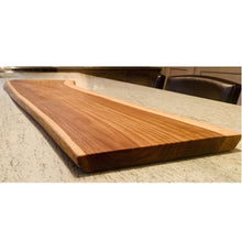 Load image into Gallery viewer, Teak Wood Serving Board - 3 ft. long - Soapstone Products