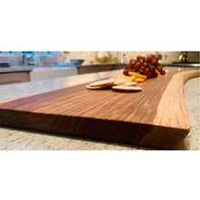 Load image into Gallery viewer, Teak Wood Serving Board - 3 ft. long - Soapstone Products