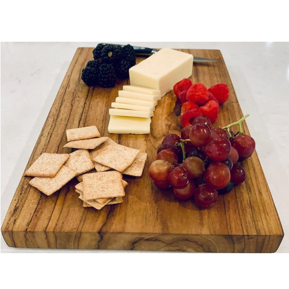 Rectangular Teak Wood cheese board / cutting board -   – Soapstone Products