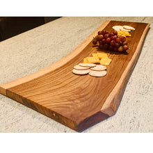 Load image into Gallery viewer, teak wood serving board 3 ft.